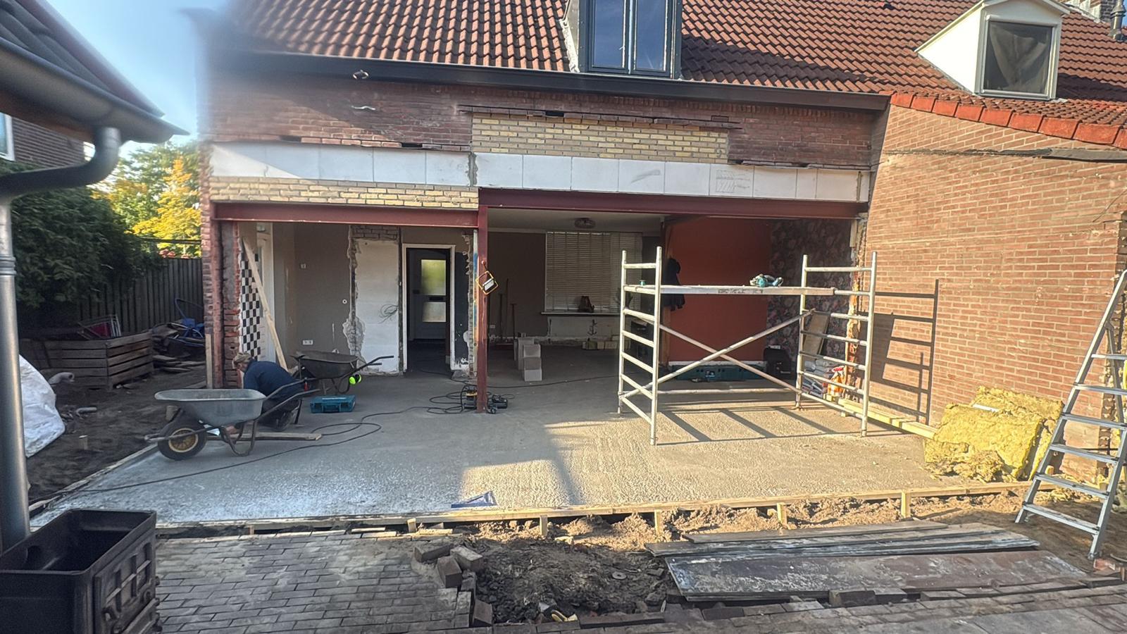 Complete renovatie woonhuis – sloopfase